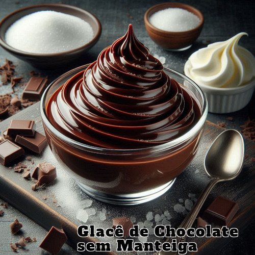 Glacê de Chocolate sem Manteiga